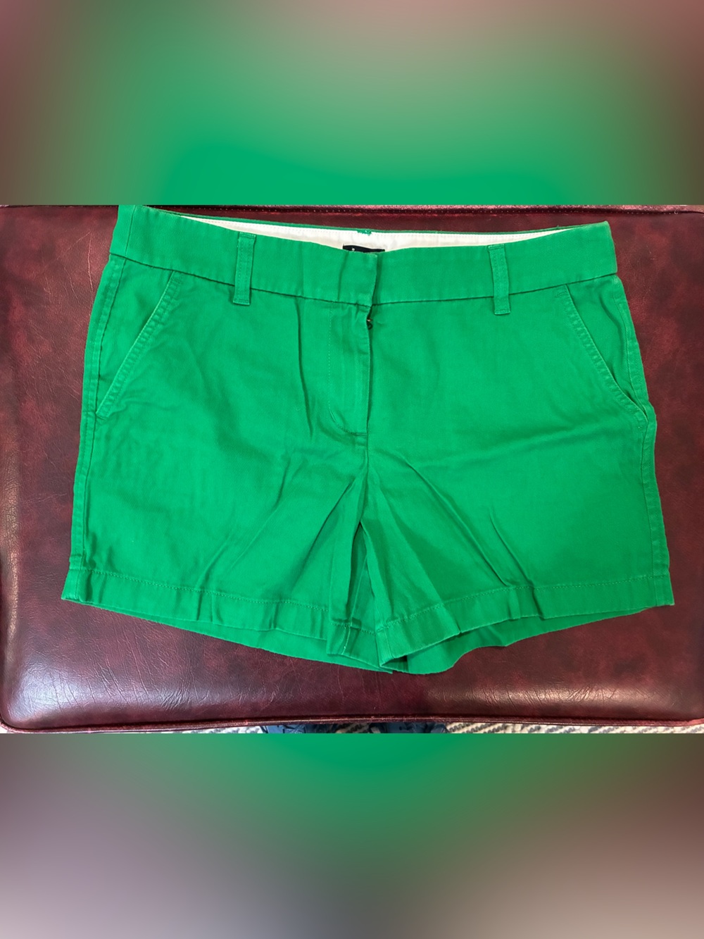 JCrew Factory 5 inch cotton short Kelly green size 8
